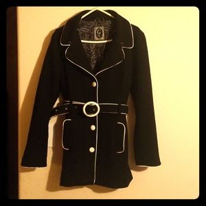 Womans Size L Wool Peacoat